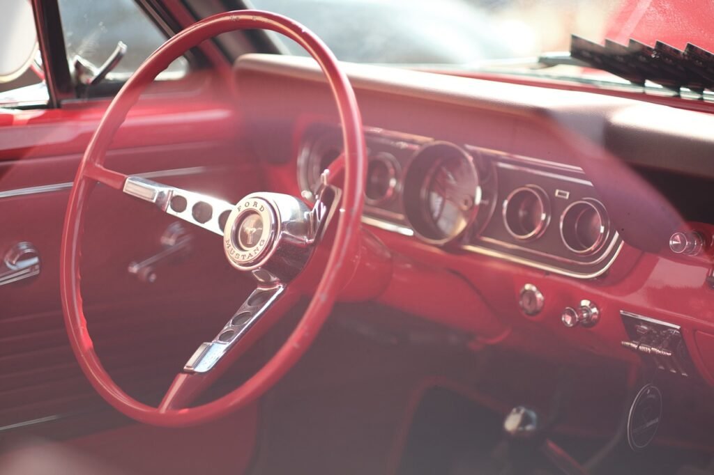 car, steering wheel, odometer, interior, car interior, red car, ford, car wallpapers, mustang, classic, oldtimer, auto, usa, retro, nostalgia, car, car, car, car, car, car interior, red car, red car, ford, mustang, mustang, mustang, mustang, retro